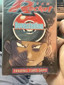 Vintage 2000 Pokemon Team Rocket Devastation Theme Deck Sealed NEW 781624924674 - Image 1