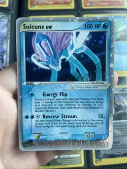Suicune ex 94/95 Team Magma vs Team Aqua Holo Ultra Rare Pokemon TCG LP - Image 1