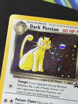 [NM- ] Pokemon TCG Dark Persian #17 WOTC Holo Black Star Promo - Image 5