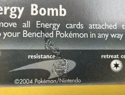 Pokemon Dark Electrode 4/109 EX Team Rocket Returns 2004 Holo Rare INK ERROR - Image 2