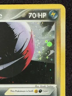 Pokemon Dark Electrode 4/109 EX Team Rocket Returns 2004 Holo Rare INK ERROR - Image 4