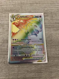 Pokemon Astral Radiance Hisuian Typhlosion VSTAR Rainbow Secret Rare 193/189 - Image 1