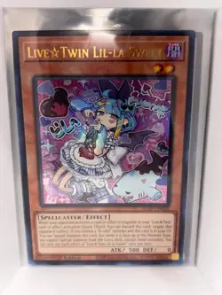 Yugioh! Live☆Twin Lil-la Sweet ALIN-EN028 (UR) 1st Ed "Live☆Twin Support" NM - Image 2