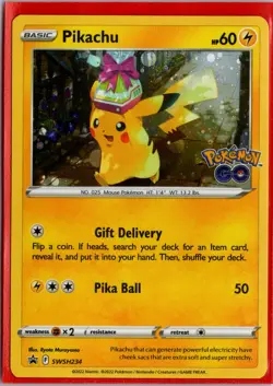 Pikachu - Cosmos Holo SWSH: Sword & Shield Promo Cards SWSH234 NM - Image 1