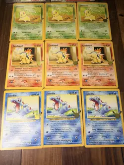 Lot of 9 Pokemon CELEBRATIONS 25th Anniversary First Partner Pack Jumbo Cards - Image 1