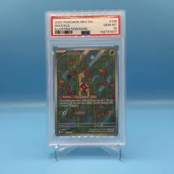 PSA 10 SHUCKLE #136/132 Mega Evolutions Pokemon Card - Image 1