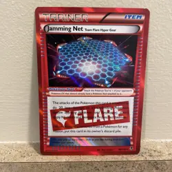 Pokemon TRAINER Card Jamming Net Phantom Forces 98/119 Holo Rare Team Flare MP - Image 1