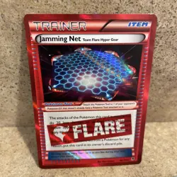 Pokemon TRAINER Card Jamming Net Phantom Forces 98/119 Holo Rare Team Flare MP - Image 2