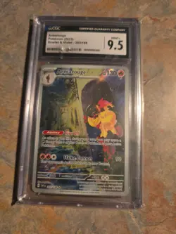CGC 9.5 Armarouge 203/198 Illustration Rare Scarlet & Violet Pokemon Card Mint+ - Image 1