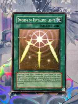 SWORDS OF REVEALING LIGHT - LOB-101 - SUPER RARE HP YUGIOH TCG - Image 1