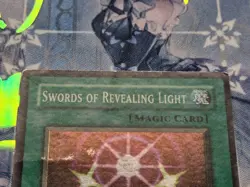 SWORDS OF REVEALING LIGHT - LOB-101 - SUPER RARE HP YUGIOH TCG - Image 3