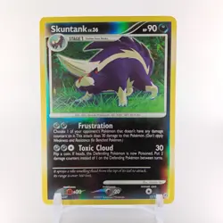 Skuntank 15/130 Rare Reverse Holo NM Pokemon Card Diamond & Pearl 2007 EB1 - Image 2