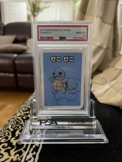 Squirtle Pokemon Old Maid PSA 10 Gem Mint Japanese Promo Card 2019 Babanuki - Image 1