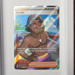 Pokemon Surfer 235/191 Sv08 Surging Sparks Ultra Rare Full Art Holo Card - Image 1