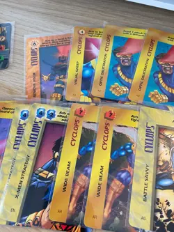 Marvel Overpower CCG Cyclops - 15 cards inc. character card - Image 3