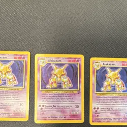 Pokemon TCG 3 card lot Alakazam Base Set/ Base Set2 - Image 3