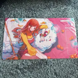 One Piece Official Playmat/Promo Nami & Zeus Bandai Card Games Fest24-25 ENGLISH - Image 1