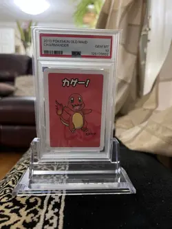 PSA 10 GEM MINT Japanese Charmander Babanuki Old Maid Pokemon Center Card 2019 - Image 2