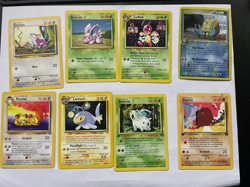 Vintage Pokemon Card Lot Of 8 Various Sets, Rares 1996-1999 - Image 1