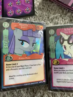 Lot Of 2 My Little Pony CCG Collectible Card Game Decks New Still sealed w Manua - Image 2