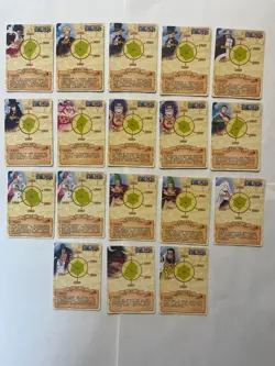 One Piece Anime Card Lot (19 Cards) Chinese Collectible set - Image 2