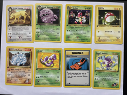 Vintage 1st Edition Pokemon Card Lot Of 8 Various Sets, Rares 1996-1999 - Image 1