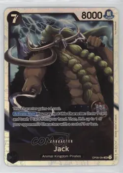 2024 One Piece Card Game: Two Legends OP08 SR Jack #OP08-084 - Image 1