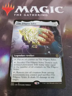 Mtg. 2x The Filigree Sylex. Extended Art. Phyrexia: All Will Be One. Nm - Image 1