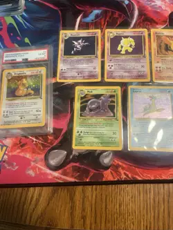 1999 Pokemon Fossil Dragonite Holo Card PSA 6 And More Holos - Image 1