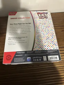 Pokemon Scarlet & Violet 151 Binder Collection New Factory Sealed 820650853142 - Image 2