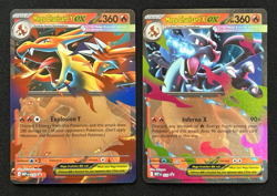 🔥 Mega Charizard X Ex 029 & Y Ex 030 Black Star Tin Promo Pokemon 💎 NM/MINT - Image 1
