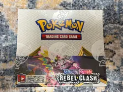 Pokemon TCG Sword & Shield Rebel Clash Booster Box English Factory - Image 2