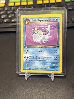 Dark Vaporeon 1st Edition #45/82 Team Rocket Pokemon Vintage HP - Image 1