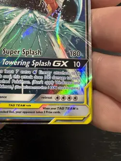 Pokemon TCG Magikarp Wailord Tag Team GX Full Art Holo Promo Card SM166 - Image 4