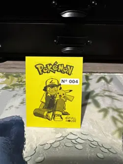 Pokemon TCG Rainbow Foil Charmander #004 Full house sticker - Image 2