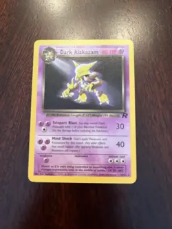 Vintage Pokemon - Dark Alakazam 18/82 - Team Rocket - Nonholo - LP/NM - Image 1