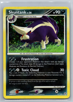 Skuntank 15/130 - 2007 Pokemon Diamond and Pearl Holo LP - Image 1