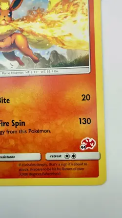 Flareon SM186 Black Star Promo STAMPED #44 Charizard Pokemon TCG BATTLE ACADEMY - Image 4