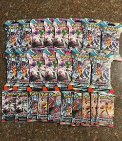 Lot Of 25 Pokemon TCG: Scarlet & Violet Paradox Rift Booster Pack New Sealed - Image 1
