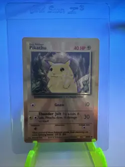 Pokemon Gold Metal Pikachu Card 58/102 - Celebrations Ultra Premium Collection - Image 1