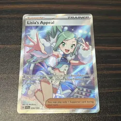 Pokemon TCG Surging Sparks Lisia’s Appeal 234 /191 Ultra Rare - Image 1
