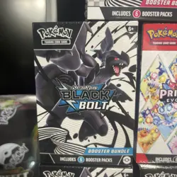 Pokemon Booster White, Black Bolt, Phantasmal Flames, Prismatic Evolutions Lot 7 - Image 3