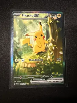 Pikachu ex SIR - 276/217 -Ascended Heroes Near Mint Pokemon TCG - Image 1