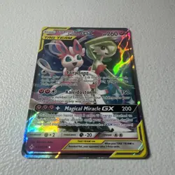 Pokemon Gardevoir & Sylveon GX Ultra Rare Holo Unbroken Bonds 130/214 260 HP - Image 2