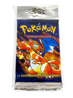 Hanger Base Set Booster Pack - Charizard Artwork Sealed - Pokemon HEAVY 21.02g - Image 2