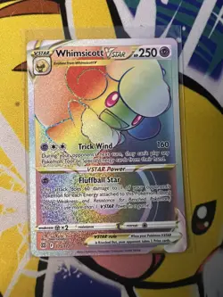 Whimsicott VStar 175/172 Pokemon Brilliant Stars Rainbow Secret Rare - Image 4
