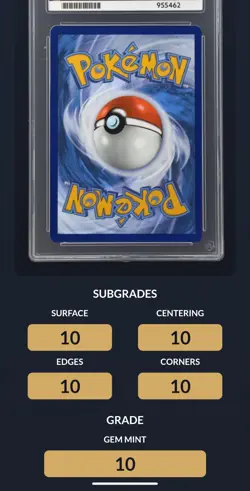 Pokemon TCG Umbreon EX Prismatic Evolutions SIR 161/131 ACE 10 Perfect Subgrades - Image 4