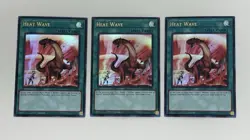 Playset Heat Wave 1st Edition Ultra Rare RA03-EN058 YuGiOh NM - Image 1