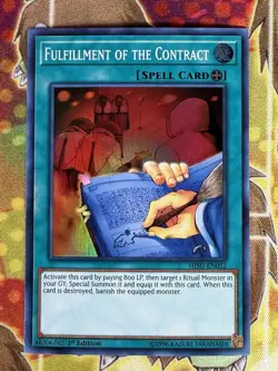Yugioh Fulfillment Of The Contract HISU-EN052 Single - Image 1