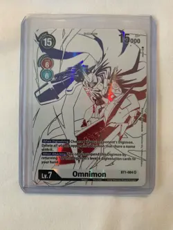 Ghost Omnimon BT1-084 SR Super Rare Foil Digimon Card Double Diamond BT06 - Image 1